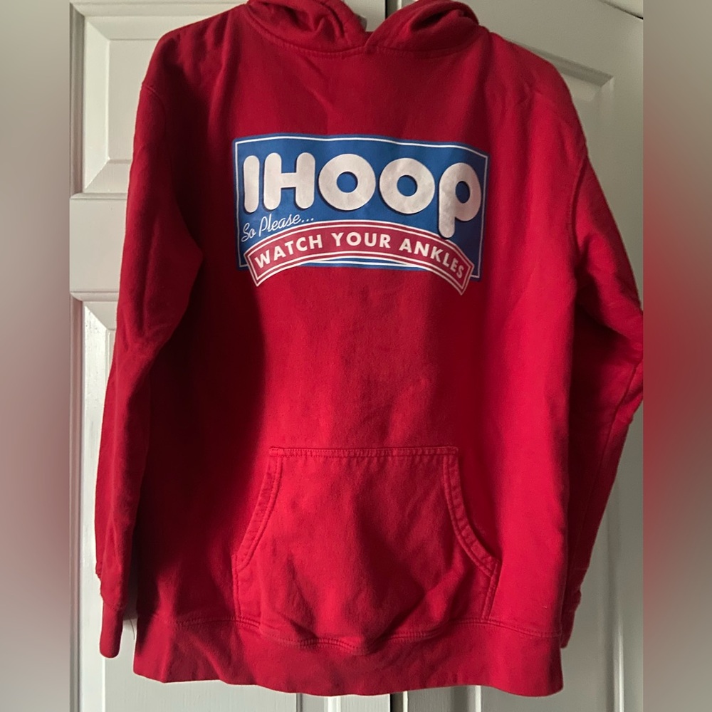 Red IHOOP Graphic Hoodie